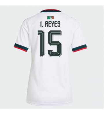 Mexico Israel Reyes #15 Udebanetrøje Dame VM 2026 Kortærmet